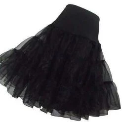 Malltop Tutus & Petticoats 3 Tiered Black Petticoat