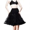 Instyles Tutus & Petticoats Deluxe Three Tiered Black Petticoat