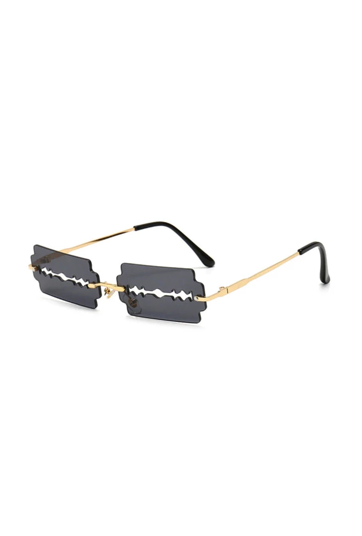 Chris Lee Black Razor Blades Fashion Glasses 3 Chris Lee Black Razor Blades Fashion Glasses