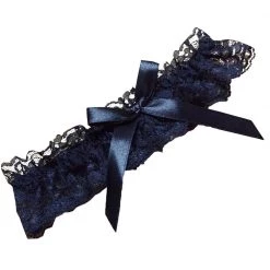 AnneCart Black Lace Leg Garter Belts & Harnesses