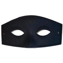 TomFoolery Black Bandit Eye Mask