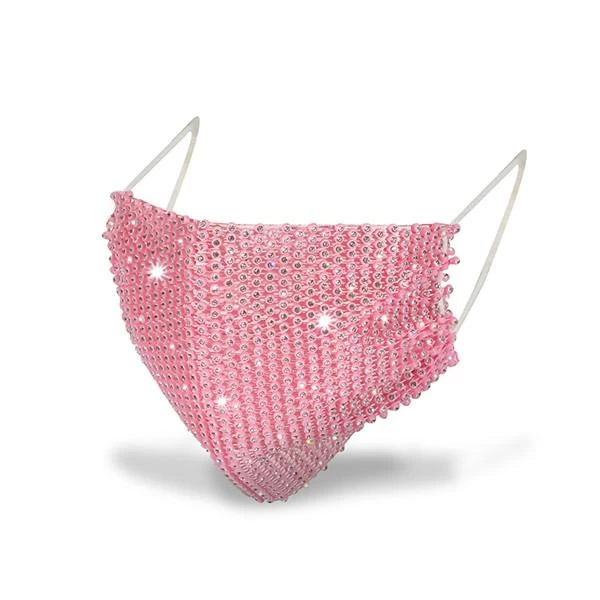 DHGate Pink Rhinestone Face Mask 3 DHGate Pink Rhinestone Face Mask