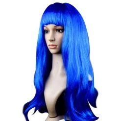 Malltop Straight Royal Blue Party Wig Wigs