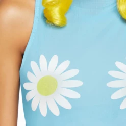 Leg Avenue Women's Daisy High Neck Crop Top