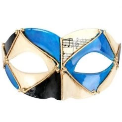 TomFoolery Masks & Eyemasks Blue Venetian Style Eye Mask