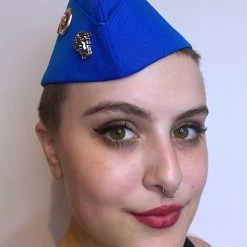 Jacky Wang Blue And Gold Side Cap Uniforms