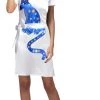 Interalia Adults Dancing Queen Blue Cat ABBA Costume