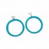 Hurly-Burly (j) Blue Hoop Earrings Jewellery