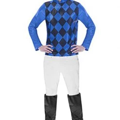 Dormar Uniforms Blue & Black Jockey Costume