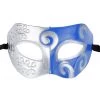 DHGate Blue And Silver Spiral Eye Mask Masks & Eyemasks