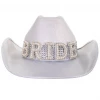 Trademart Shimmer Silver Bride Cowboy Hat Cowboy & Western