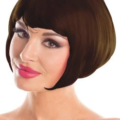 Malltop Brown Bob Party Wig