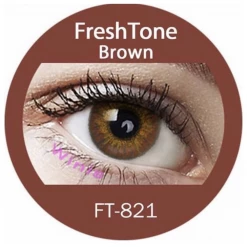 Dinna Freshtone Blends: Brown Contact Lenses
