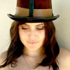 TomFoolery Brown And Black Steampunk Top Hat (II)