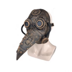 AnneCart Copper Steampunk Plague Doctor Mask