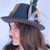Craft Steampunk Bullets And Brown Feathers Hat (WW) 1 Craft Steampunk Bullets And Brown Feathers Hat (WW)