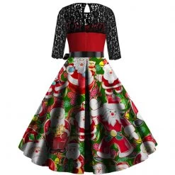Hurly-Burly Santa Claus And Lollipops Vintage Dress Celebrations