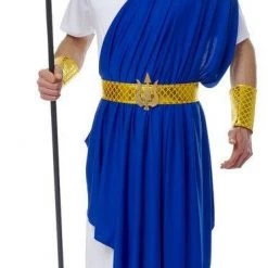 Hurly-Burly Poseidon God Of The Sea Costume Fairytale & Mystical