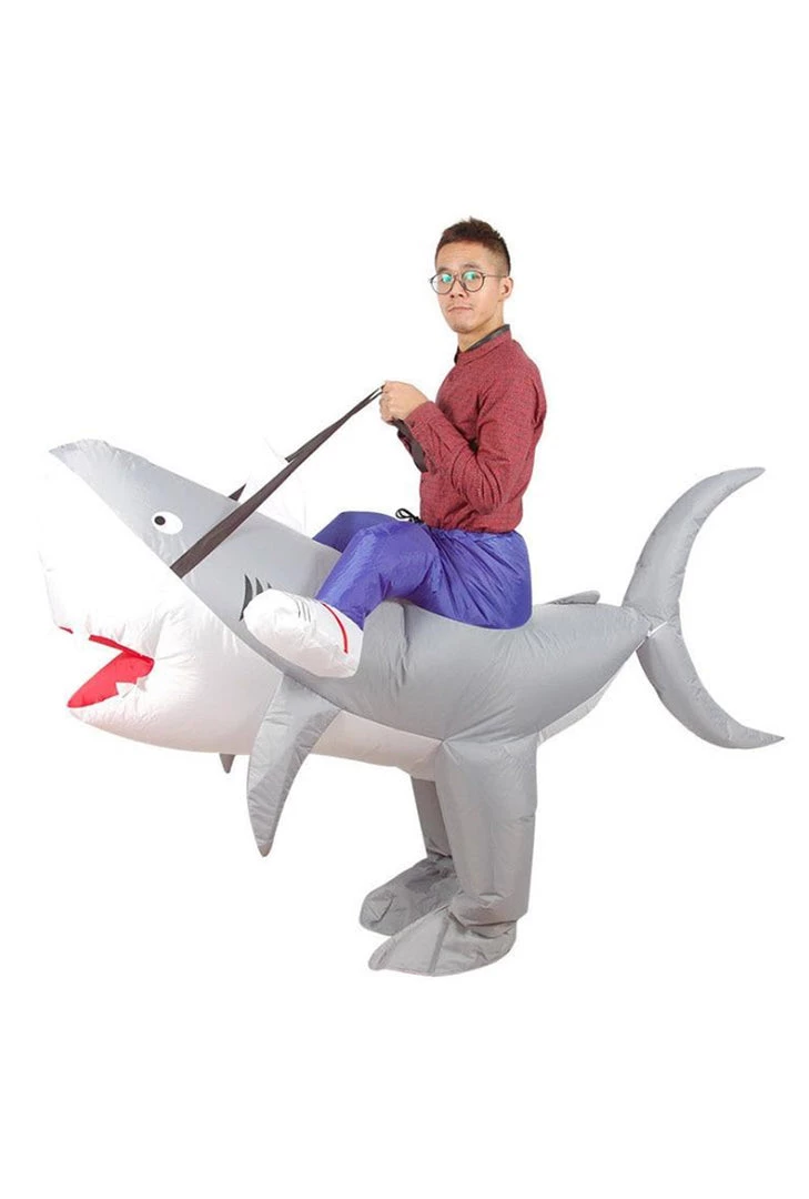 Hurly-Burly Animals And Insects Inflatable Shark Costume 3 Hurly-Burly Animals And Insects Inflatable Shark Costume