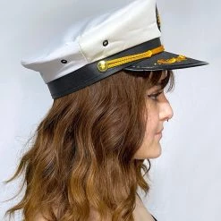 Trademart Captain Hat With Gold Leaf Embroidery Uniforms 6 Trademart Captain Hat With Gold Leaf Embroidery Uniforms