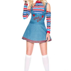 Malltop Ladies Chucky Doll Costume Adults