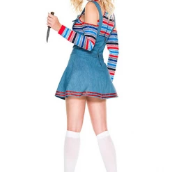 Malltop Ladies Chucky Doll Costume Adults 6 Malltop Ladies Chucky Doll Costume Adults