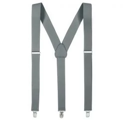 DHGate Grey Suspenders