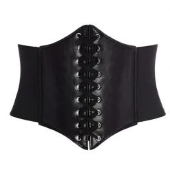Jacky Wang Belts & Harnesses Black Corset Belt