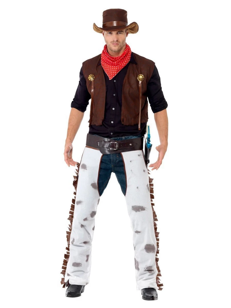 Smiffys Adults Rodeo Cowboy Costume 3 Smiffys Adults Rodeo Cowboy Costume
