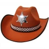 Sweidas Cowboy & Western Brown Sheriff Cowboy Hat With Woven Band