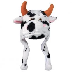 Unknown Cow Soft Hat Costume Accessories