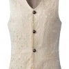 Annecart Cream Men's Jacquard Waistcoat 1920's Great Gatsby