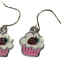 Hurly-Burly (j) Jewellery Strawberry Cupcake Earrings