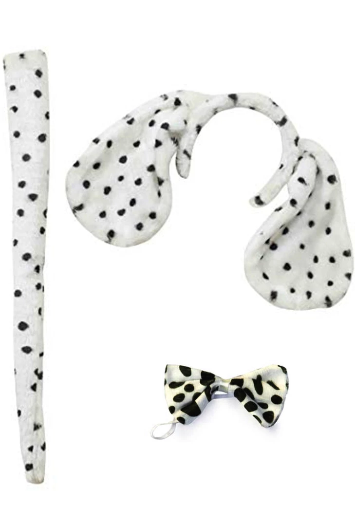 Unknown Dalmatian Ears, Bowtie And Tail Set 4 Unknown Dalmatian Ears, Bowtie And Tail Set