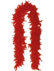 AnneCart Dark Red Feather Boa Valentine's Day