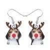 Weveni Dashing Dog Earrings Jewellery
