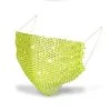 DHGate Yellow Rhinestone Face Mask Face Masks