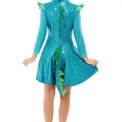 Smiffys Blue Dragon Costume