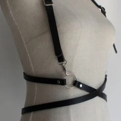AnneCart Black Wrap Around Waist Harness