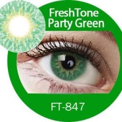 Dinna Freshtone Party Green Contact Lenses