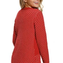 Dear Lover Red Reindeer Christmas Sweater Outerwear