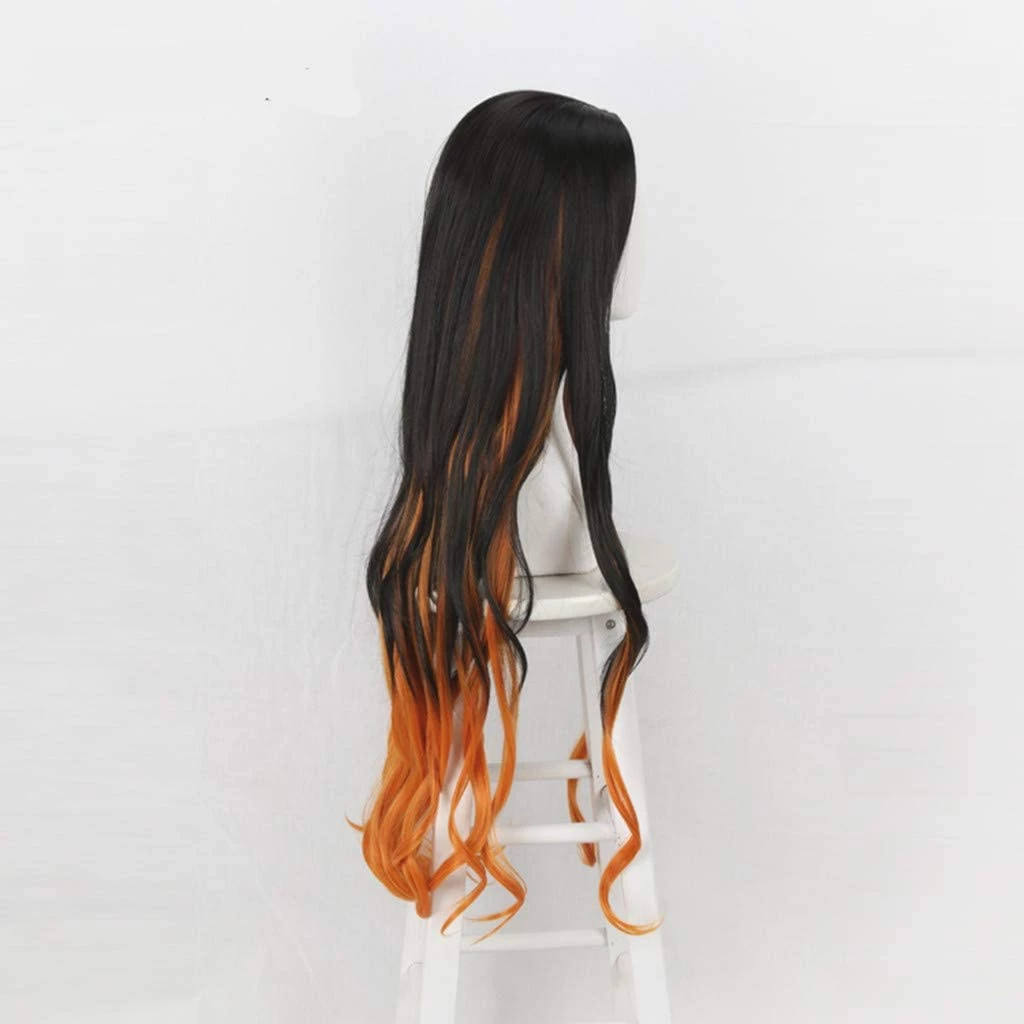 Jocelyn Luo Anime & Video Games Demon Slayer Nezuko Kamado Wig 4 Jocelyn Luo Anime & Video Games Demon Slayer Nezuko Kamado Wig