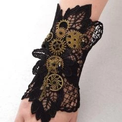 AnneCart Steampunk Lace Wrist Cuff (E)