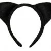Trademart Headbands Black Cat Ears Headband