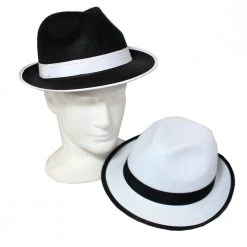 Trademart Gangster Trilby 1920's Great Gatsby