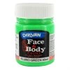 Dormar Derivan Face & Body Paint - Fluro Green Facepaint 2 Dormar Derivan Face & Body Paint - Fluro Green Facepaint