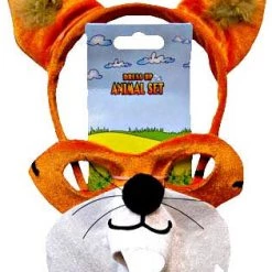 Sweidas Fox Animal Headband & Mask Set