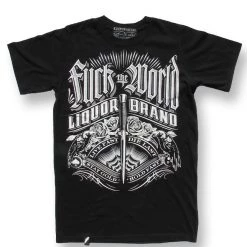 Hurly-Burly (D) T-Shirts Liquorbrand: F**K The World T-Shirt 6 Hurly-Burly (D) T-Shirts Liquorbrand: F**K The World T-Shirt