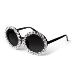 Chris Lee Fashion Silver Bling Round Glasses