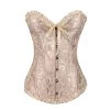 AnneCart Classic Champagne Busk Closure Corset 1 AnneCart Classic Champagne Busk Closure Corset